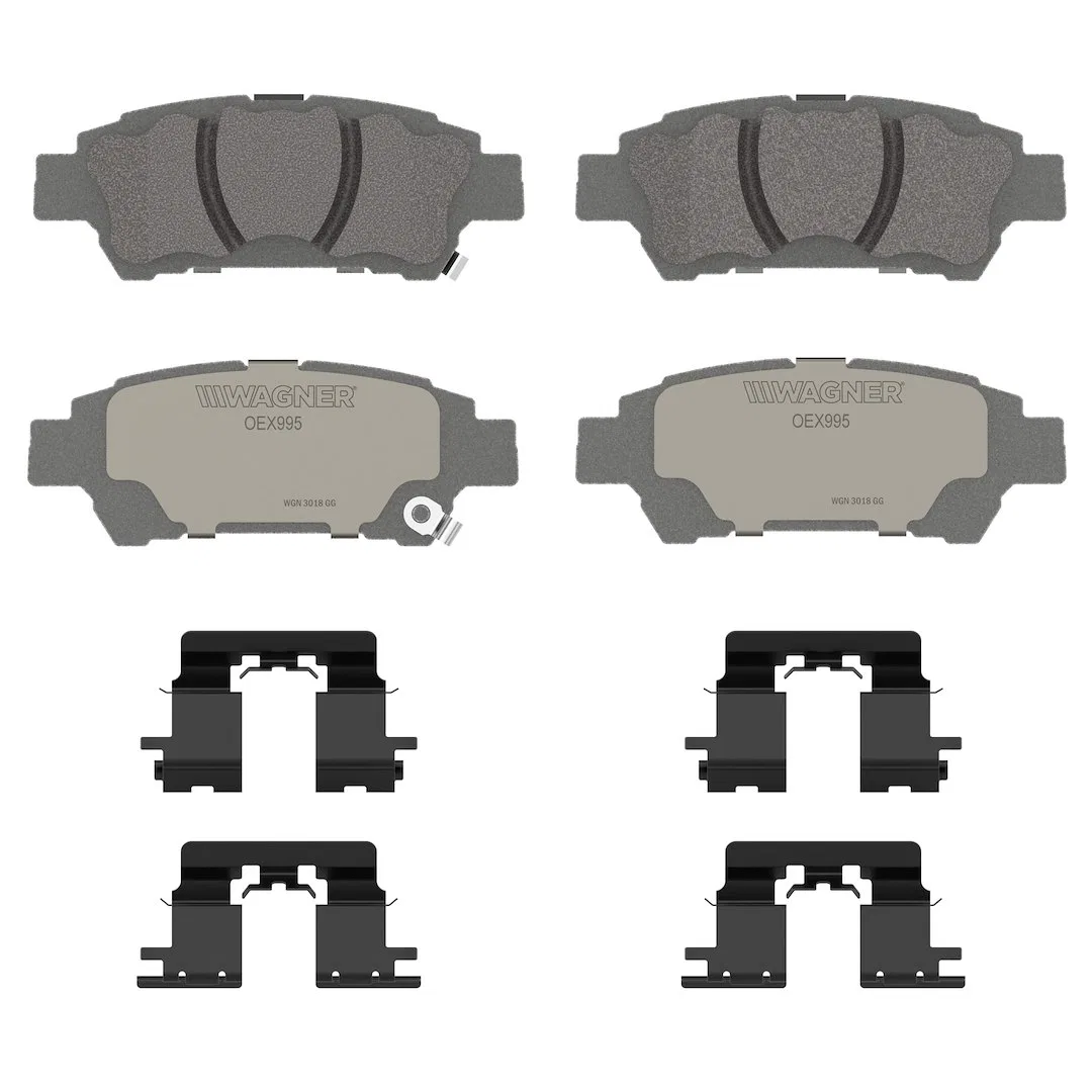 OEX995 – WAGNER BRAKE Brake Pad, OE Replacement Premium Low-Copper Ceramic